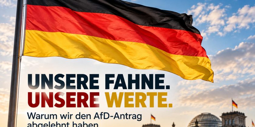Unsere Fahne – Unsere Werte!