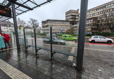 Beleuchtung und Witterungs&shy;schutz am ZOB Velbert